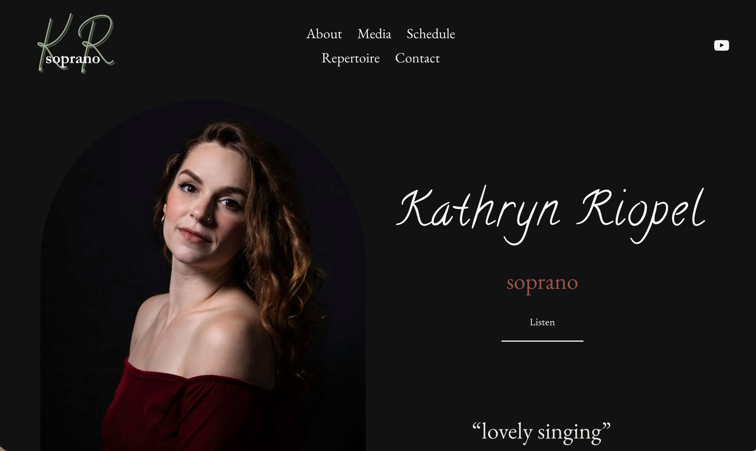KATHRYN RIOPEL, soprano