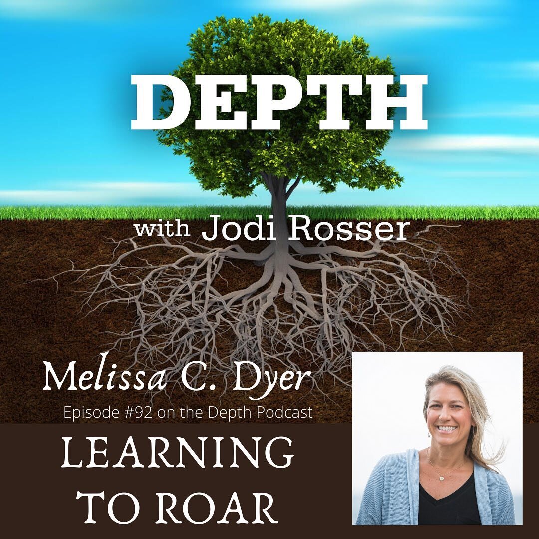 Truly loved chatting with @jodi.rosser on #depthpodcast
.
She&rsquo;s giving away a copy of my book., Learning to Roar. Listen to our conversation and get details for her GIVEAWAY at www.JodiRosser.com
.
.
#podcasts #womensministry #encouragement #sp