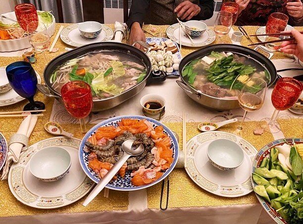 新年快乐! Happy Lunar New Year from our congee family to yours. In our family, we have hot pot to celebrate the new year. Today, we say goodbye to the 🐂 and hello to the 🐯! May this year of the tiger be filled with courage and bravery and, of course, l