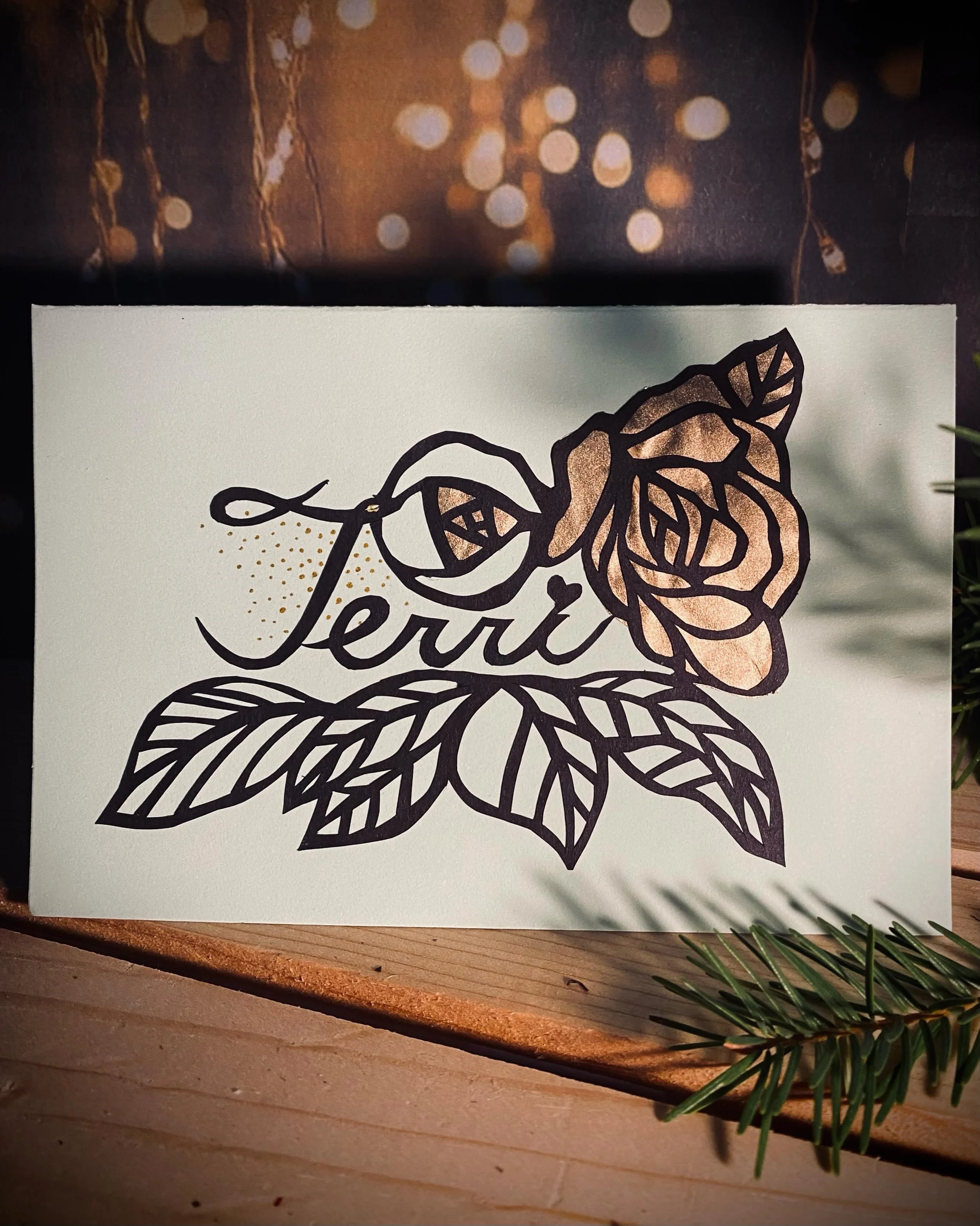 For #Terri, not #jerri 🙄

Message me if you want this card to be mailed to you. 🙂

#bestgiftever#etsygift
#youarepreciousnamecard 
phdesigncollection 
cardontheday