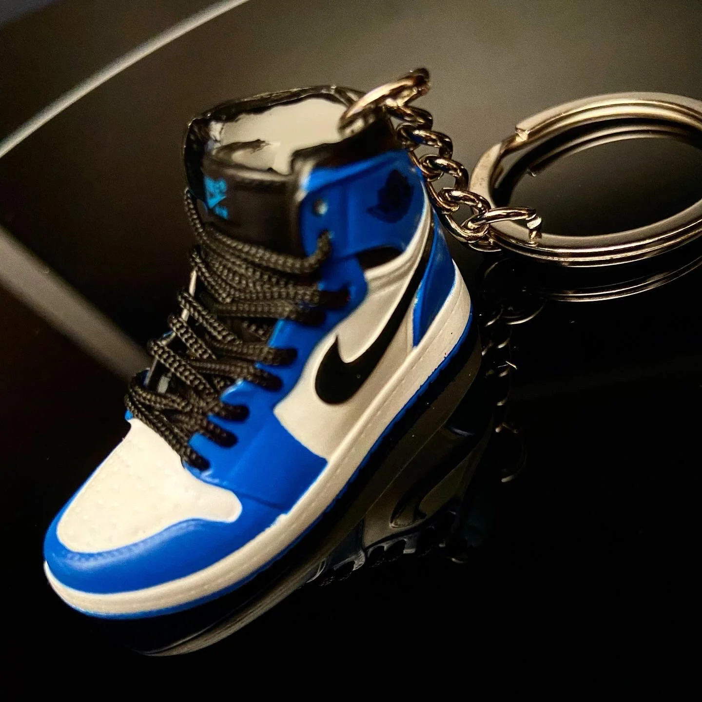 3D mini sneaker keychain Air Jordan 1 OG Royal Blue/White/Black ... 3D mini sneaker keychain Air Jordan 1 OG Royal Blue/White/Black ...