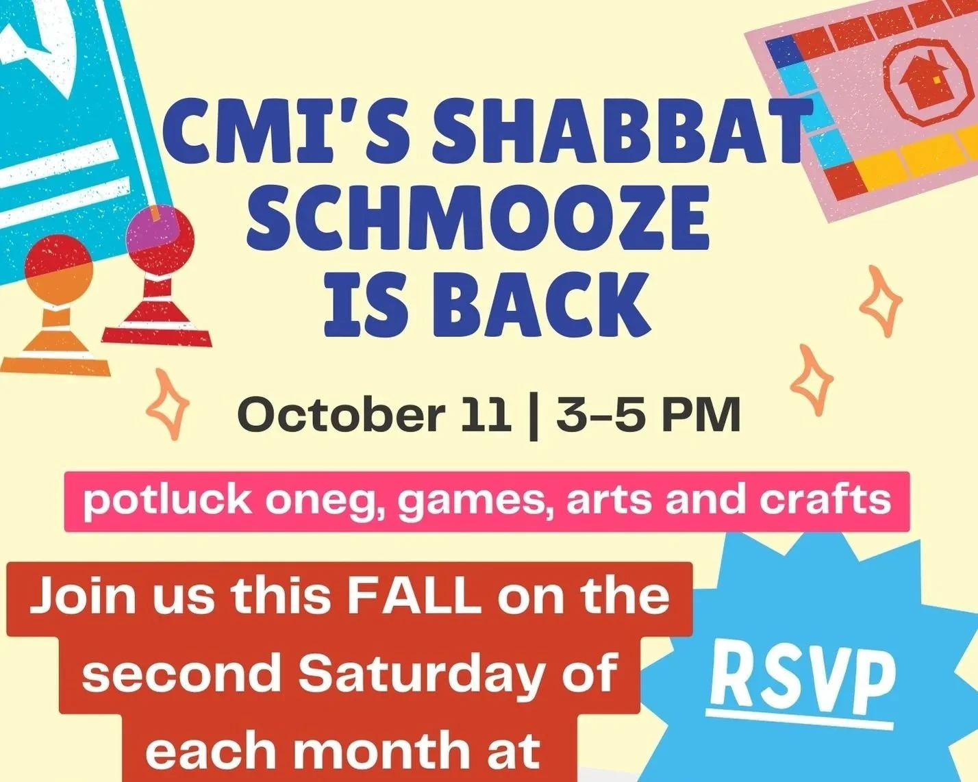 CMI’s Shabbat Schmooze