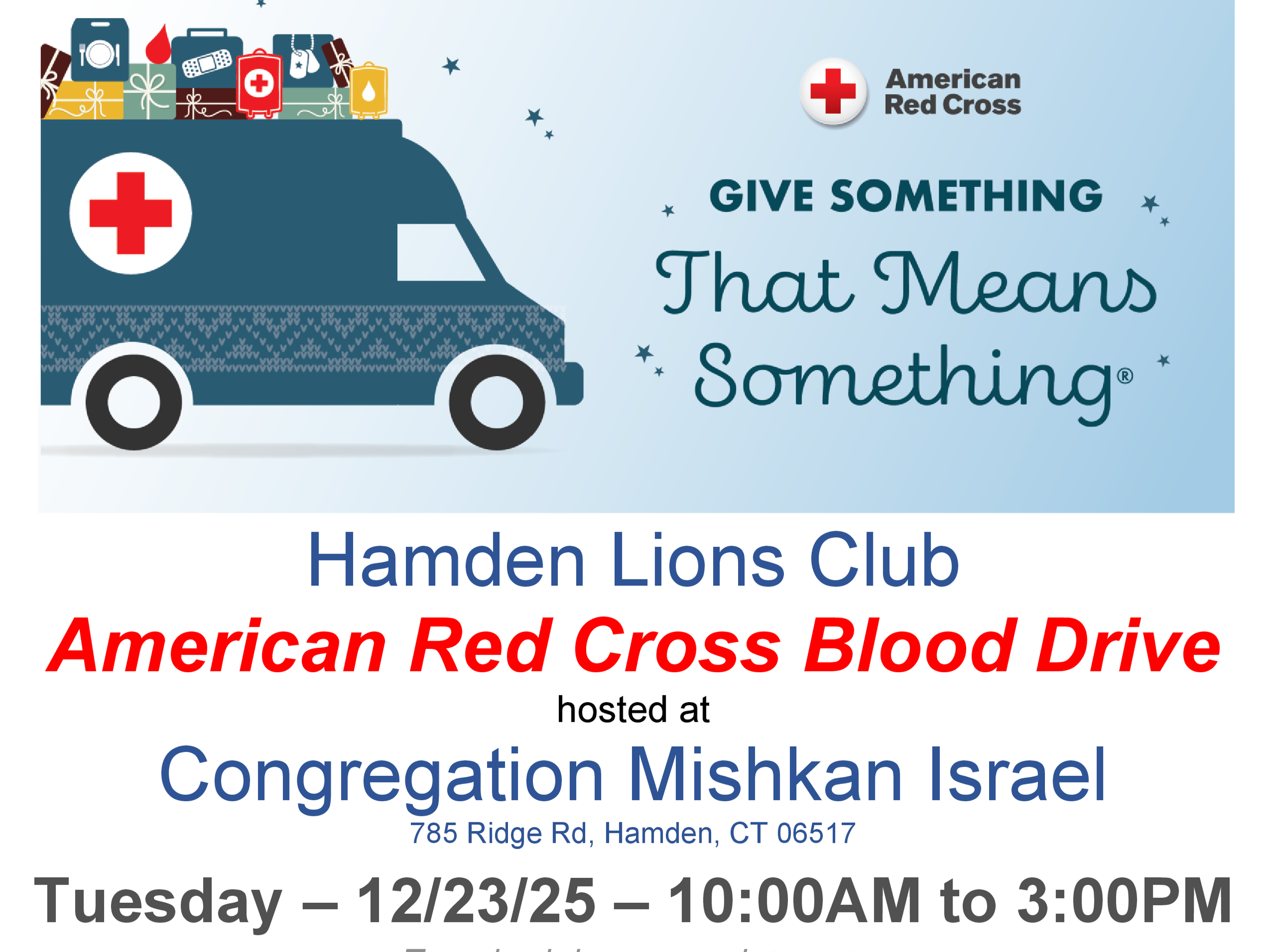 American Red Cross Blood Drive 