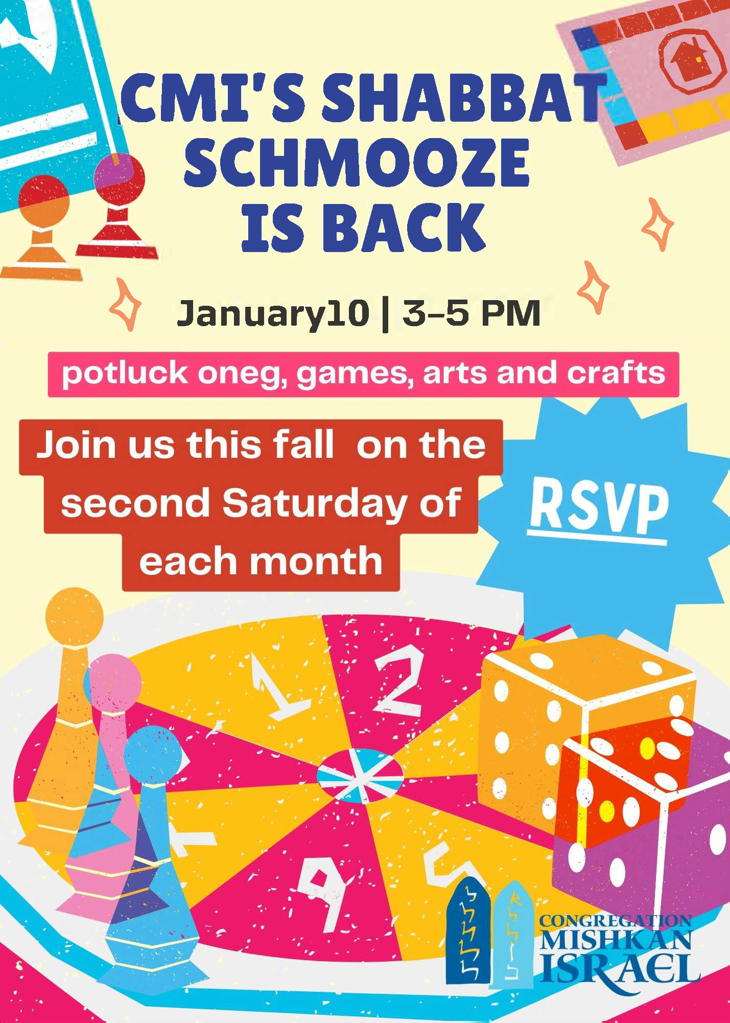  CMI’s Shabbat Schmooze