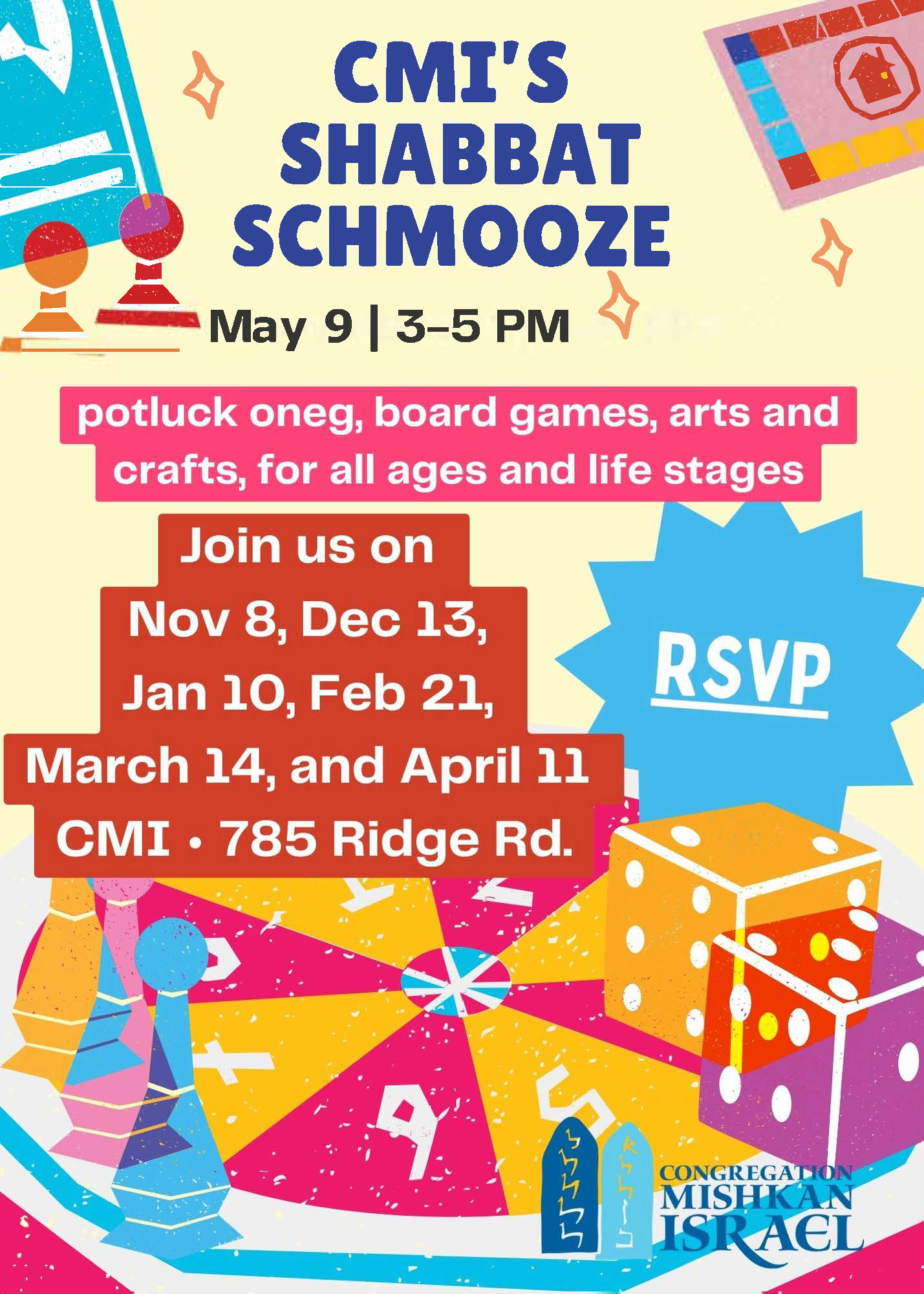  CMI’s Shabbat Schmooze