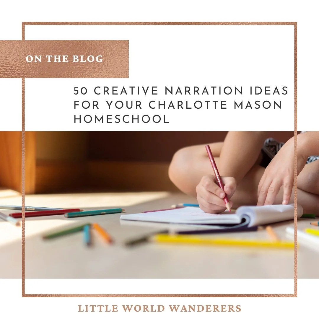 Creative Narration Ideas for your Charlotte Mason Homeschool
