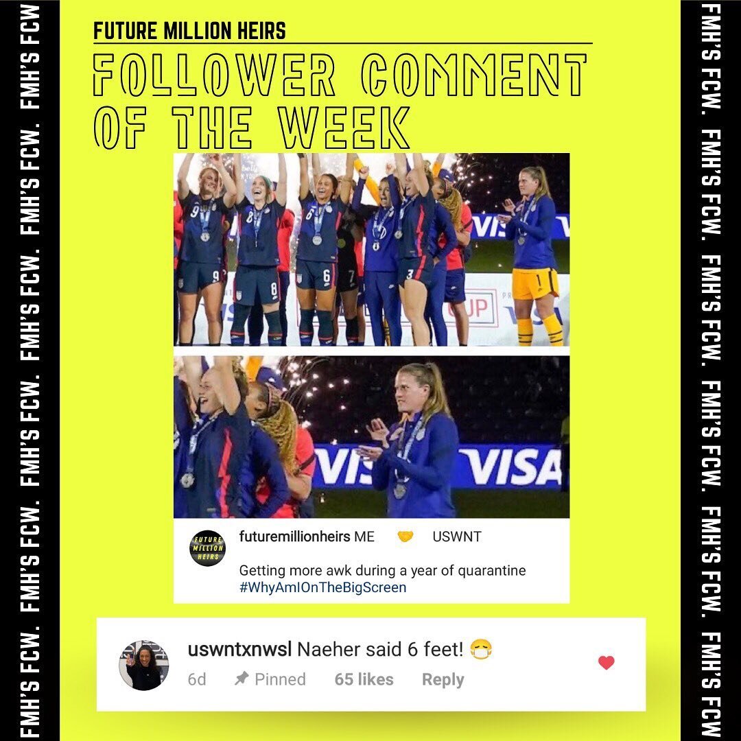 Comment of the week goes to @uswntxnwsl 👏 tbh Naeher is me pre, during and post-panny ⛔️