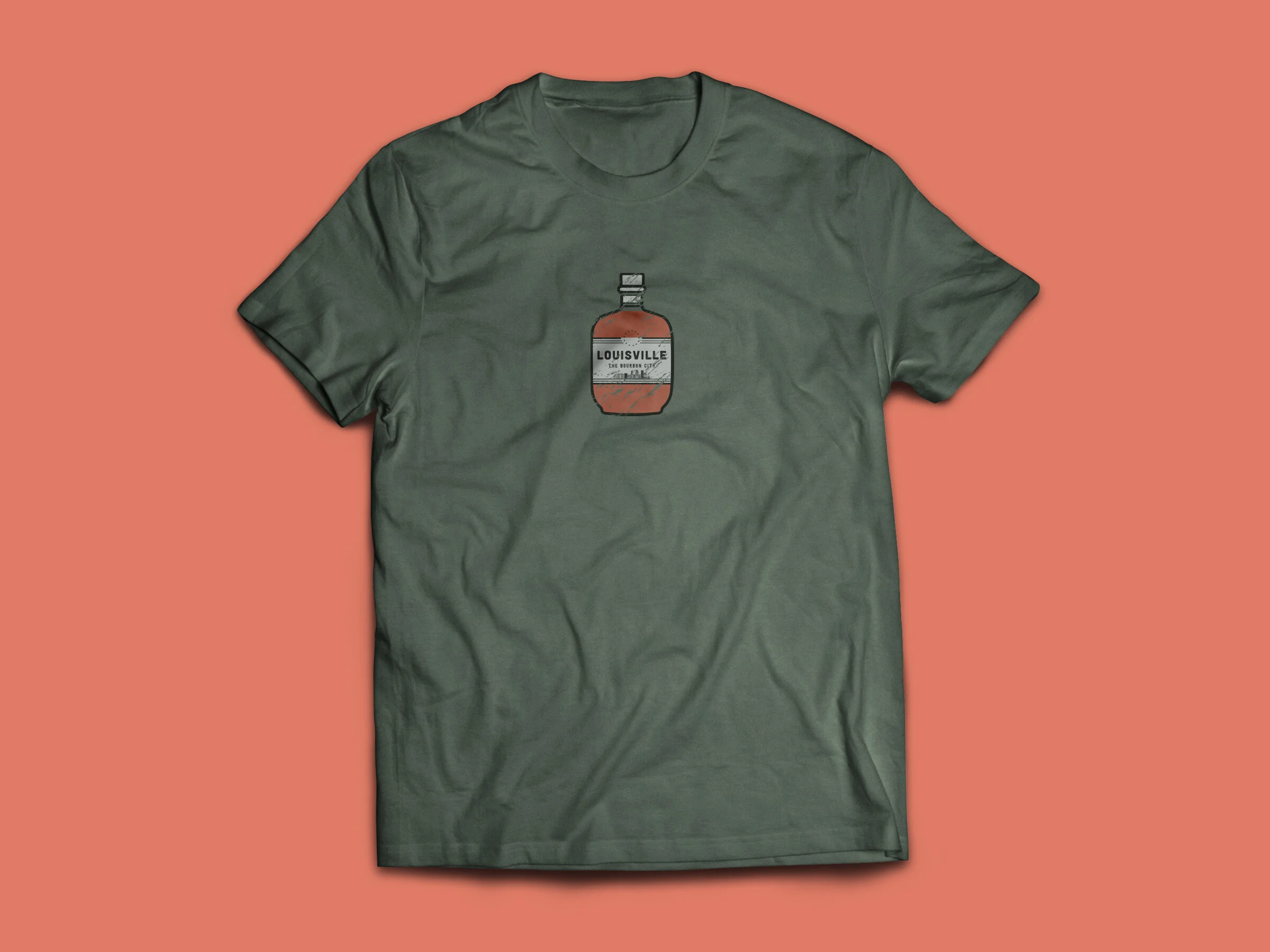 Bourbon Bottle Tee