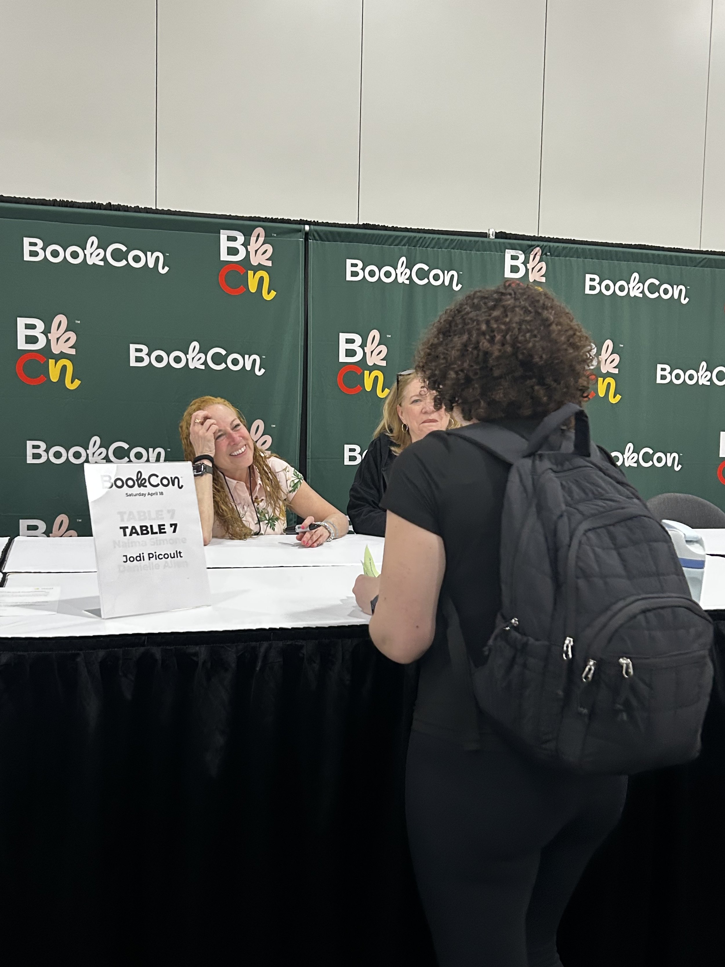 Samantha with Jodi Picoult
