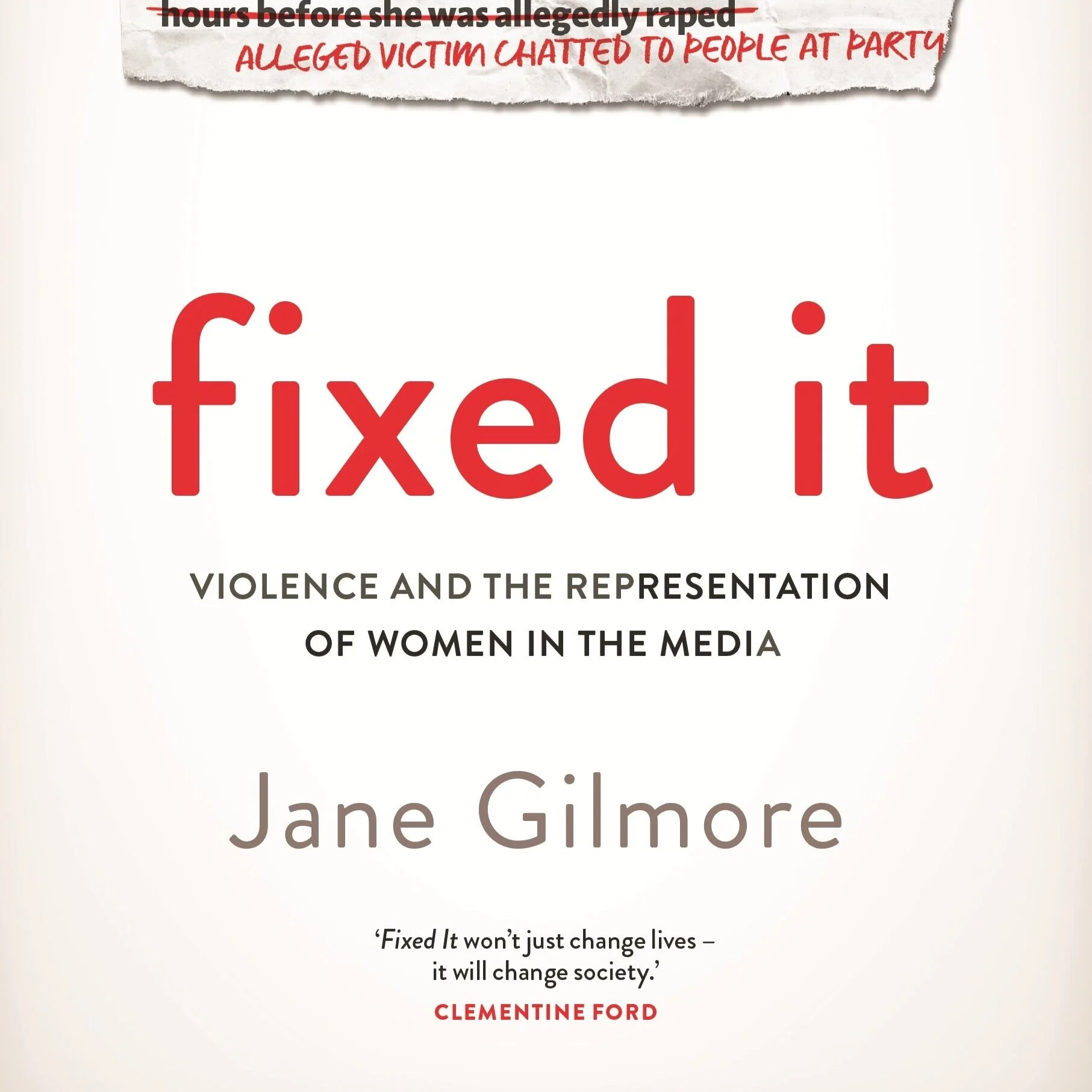 A thousand small steps - Jane Gilmore's fixed it