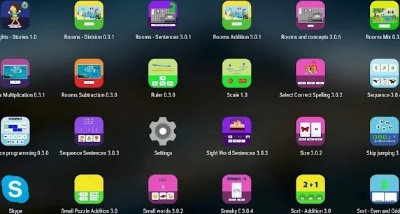 Normal app-oversikt på en Android-enhet