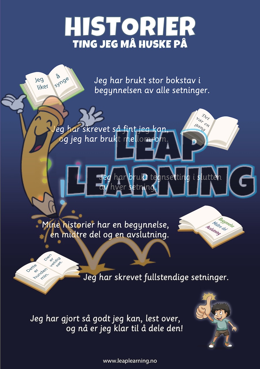 Plakat: Skriv historier (pdf)