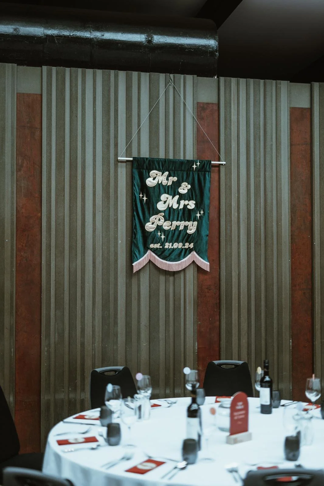Custom Text Wedding Banner