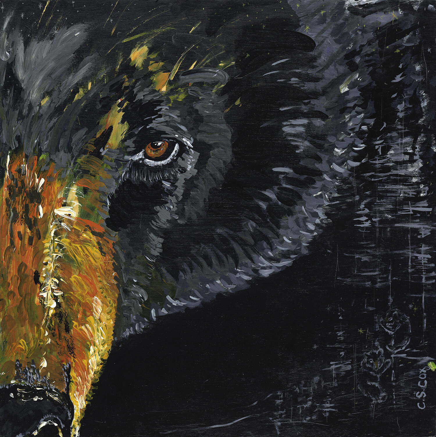 Bear/Framed - For sale at Woodland Gallery