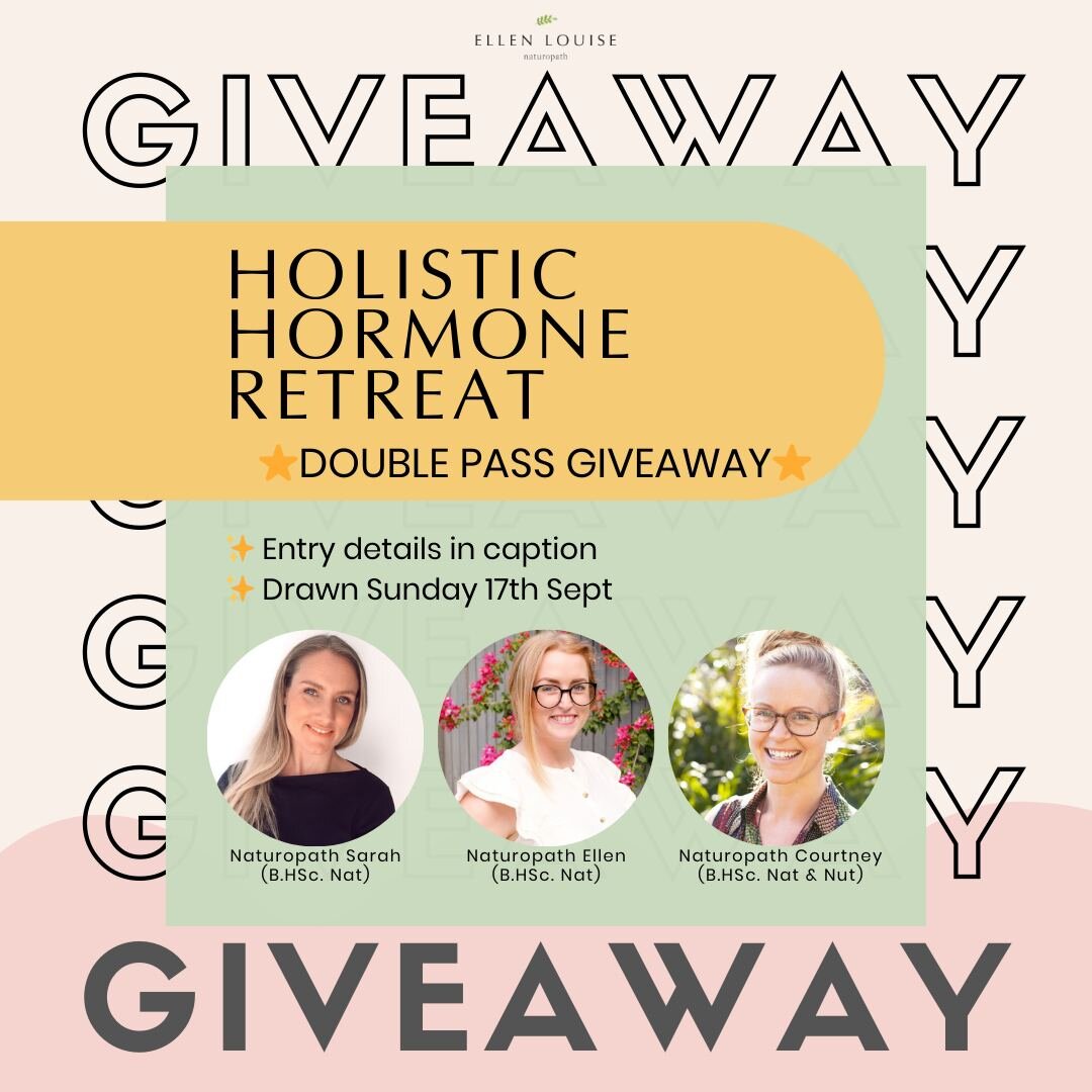 📣 G i v e a w a y 📣

If you are the lucky winner you will win a double pass to our ✨&ldquo;Holistic Hormone Retreat 1 Day Event&rdquo;✨ on the Sunshine Coast. 

👉🏼 This event will be a jam packed day full of learnings, hands on activities and lot