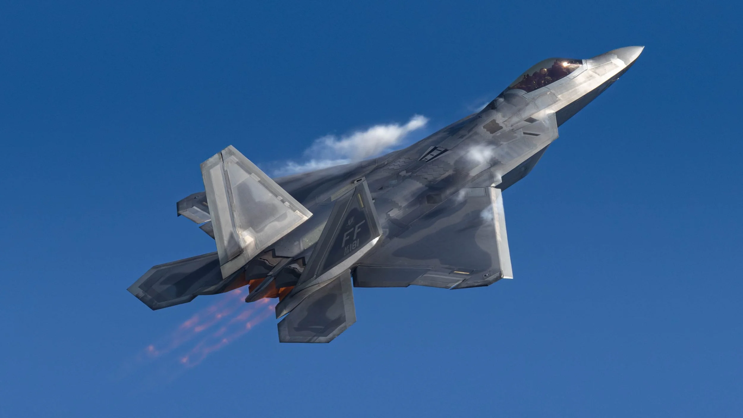 Orlando Airshow : The Blue Angels and the F-22 Raptor