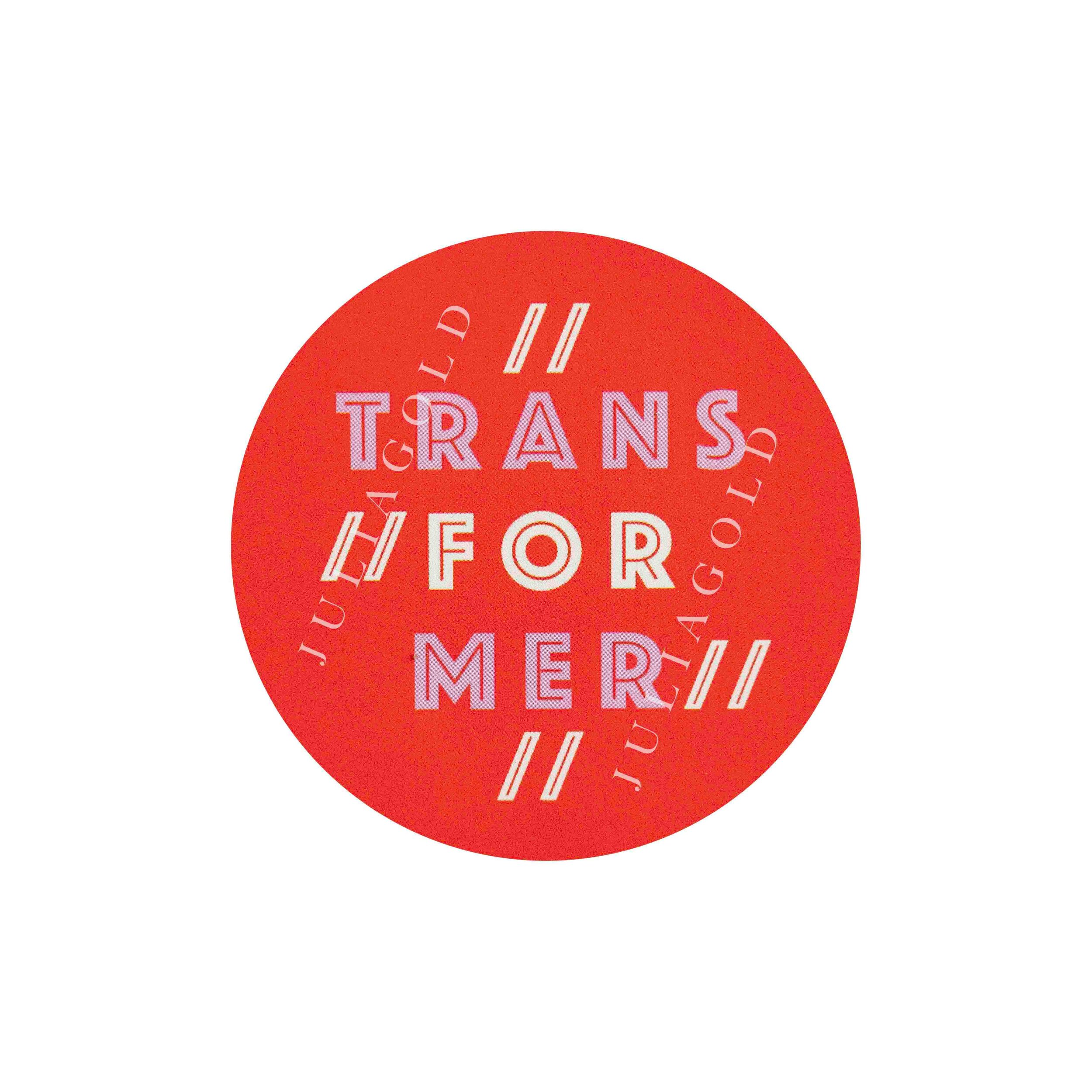 TRANSFORMER - CORAL RED STICKER