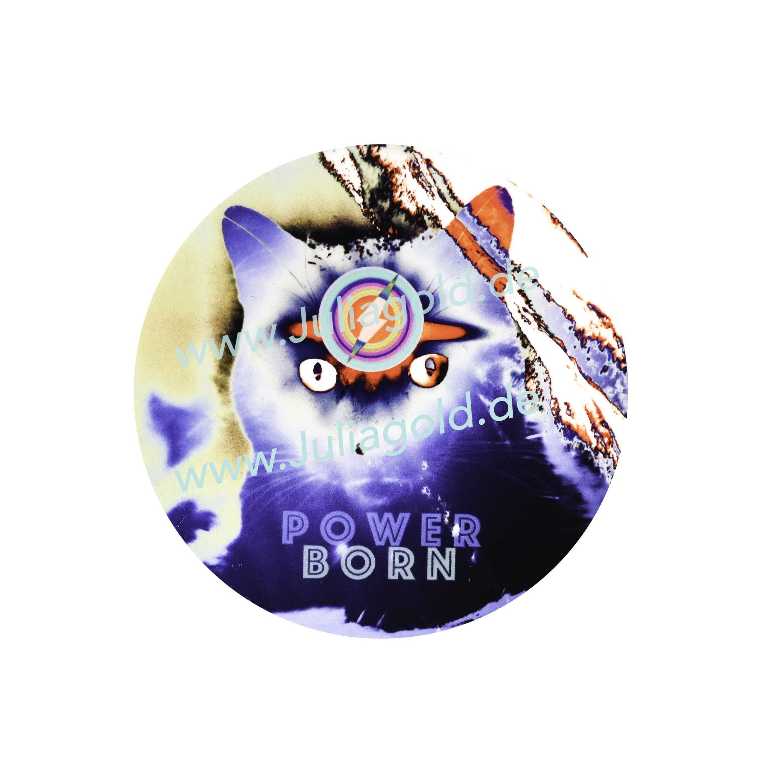 POWERBORN - CAT STICKER
