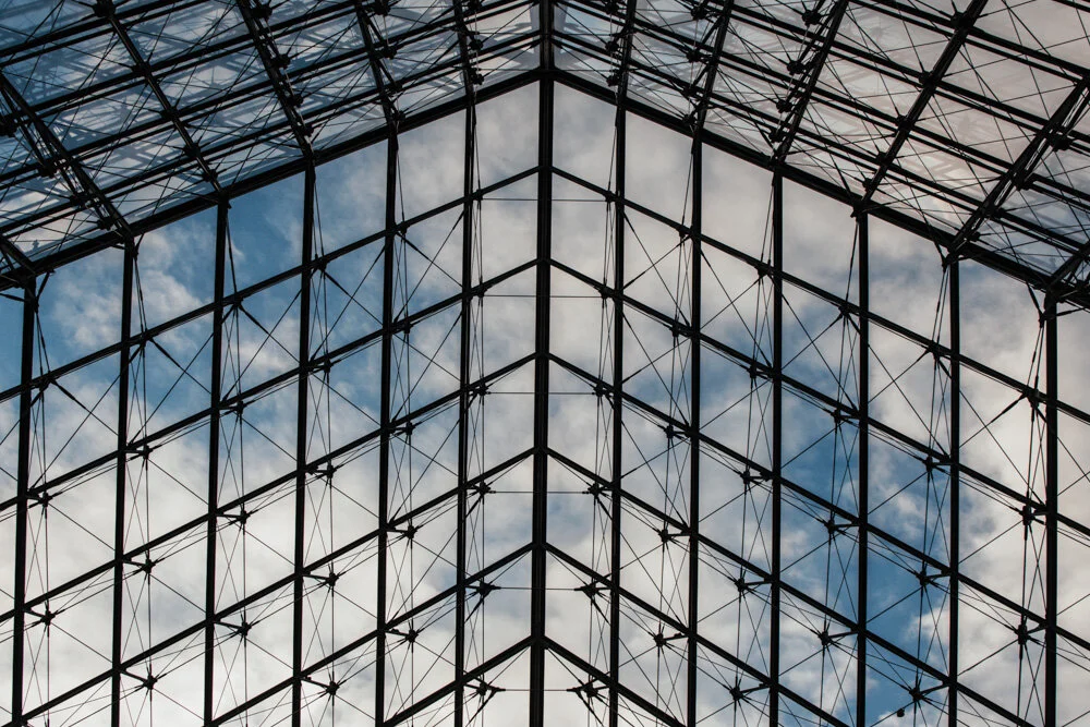 Looking up in the Louvre (Copy)