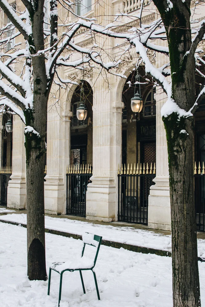 Snow in Palais Royal  (Copy)