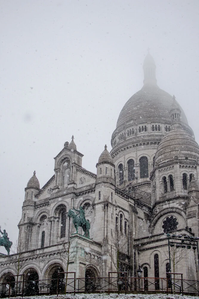 Snow on Sacre Coeur (Copy)