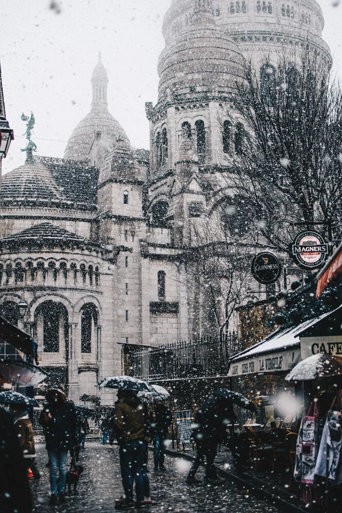 Snowy Montmartre  (Copy)