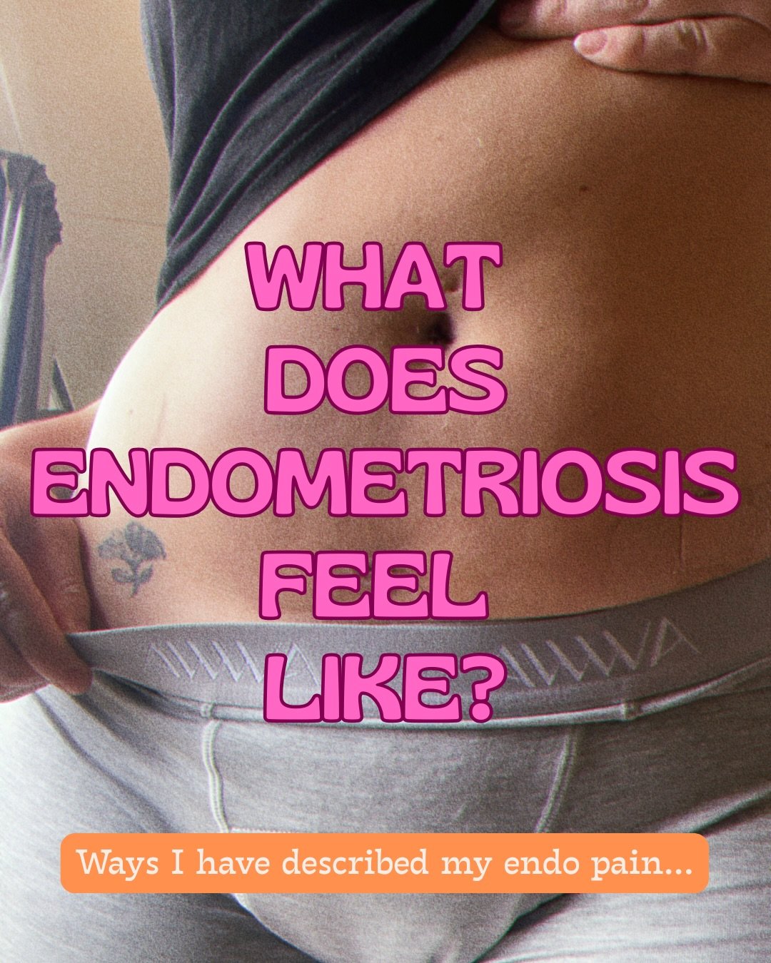 If you&rsquo;ve ever tried to describe chronic pain, you&rsquo;ll know how hard it is to find the right words.

This post is my attempt to put language to what living with endometriosis actually feels like. My husband, mum and people close to me have