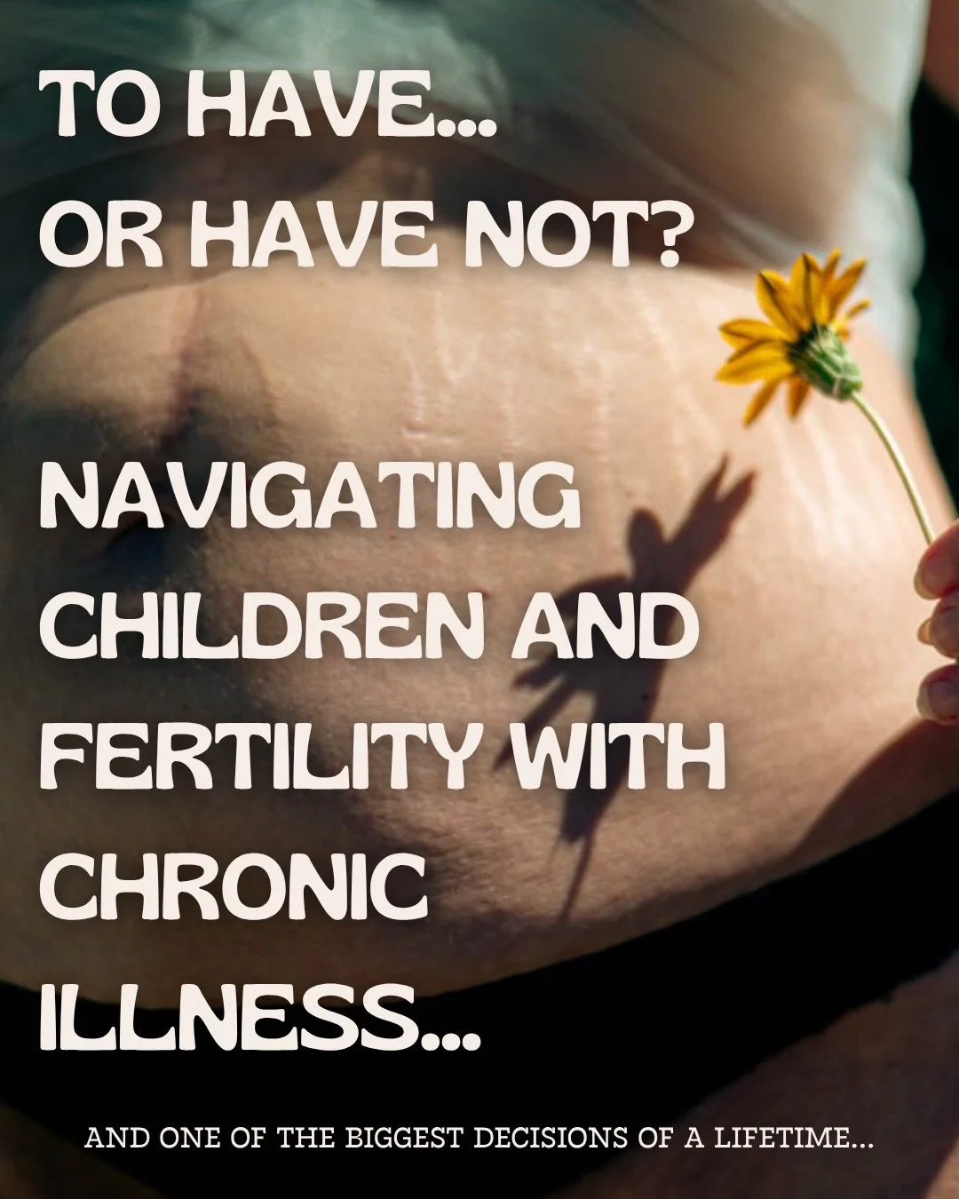 This is something I&rsquo;ve been struggling with a lot lately.

I turned 35 in January, and it suddenly feels like I&rsquo;m being  pushed toward making some very big decisions&hellip; impossible decisions, really.

To have children? Or not?

When y