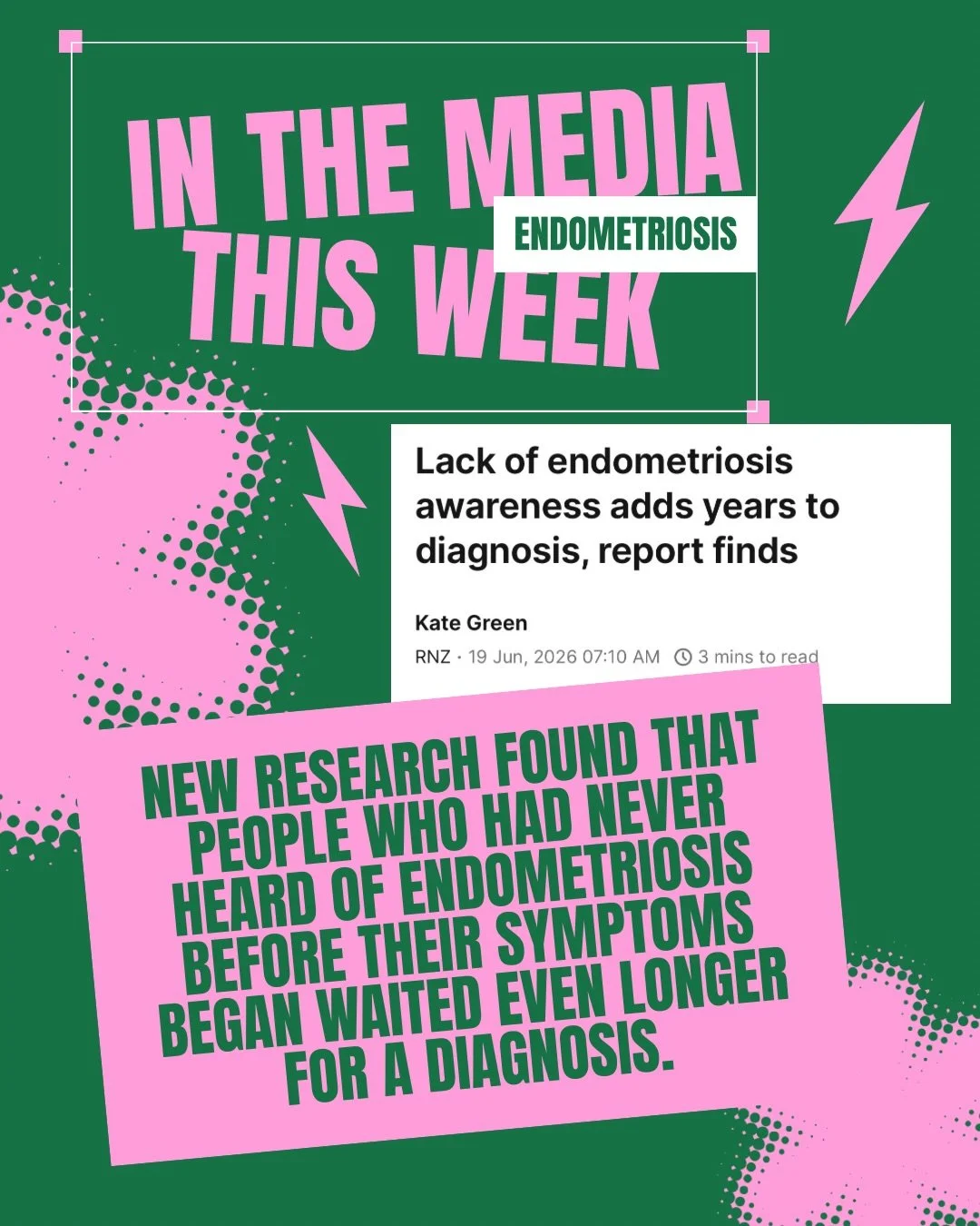 The fact that awareness impacts diagnosis times probably isn&rsquo;t surprising to anyone living with endometriosis.

You can&rsquo;t recognise symptoms of a disease you&rsquo;ve never heard of. You can&rsquo;t advocate for yourself when you&rsquo;ve