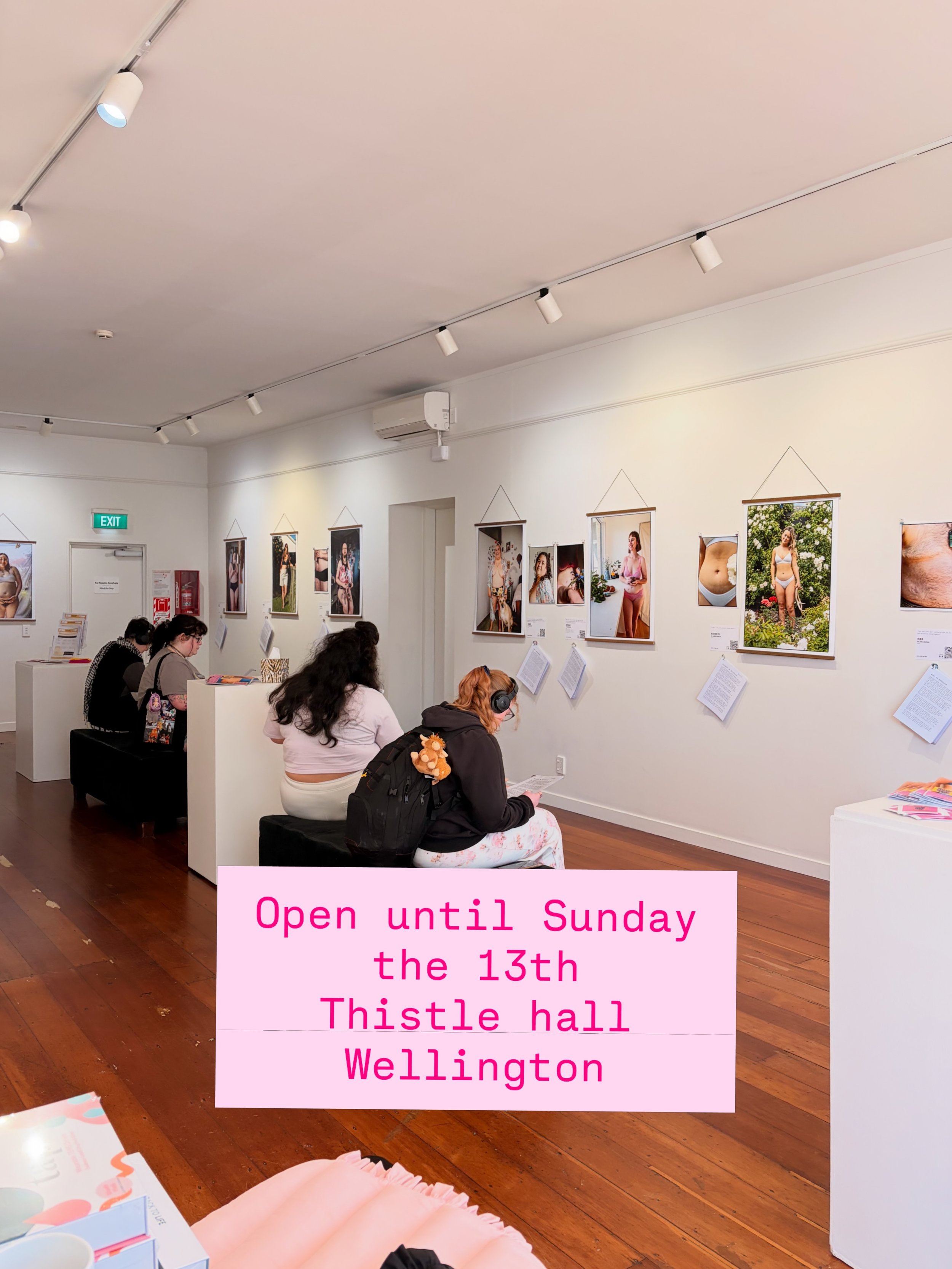 Today was our first full day in the galley, and oh my gosh what a day 🩷 already blown away with the interest shown in this exhibition, the beautiful feedback, the koreros, connections and stories told. Cis-men, children, people with Endo, health pro