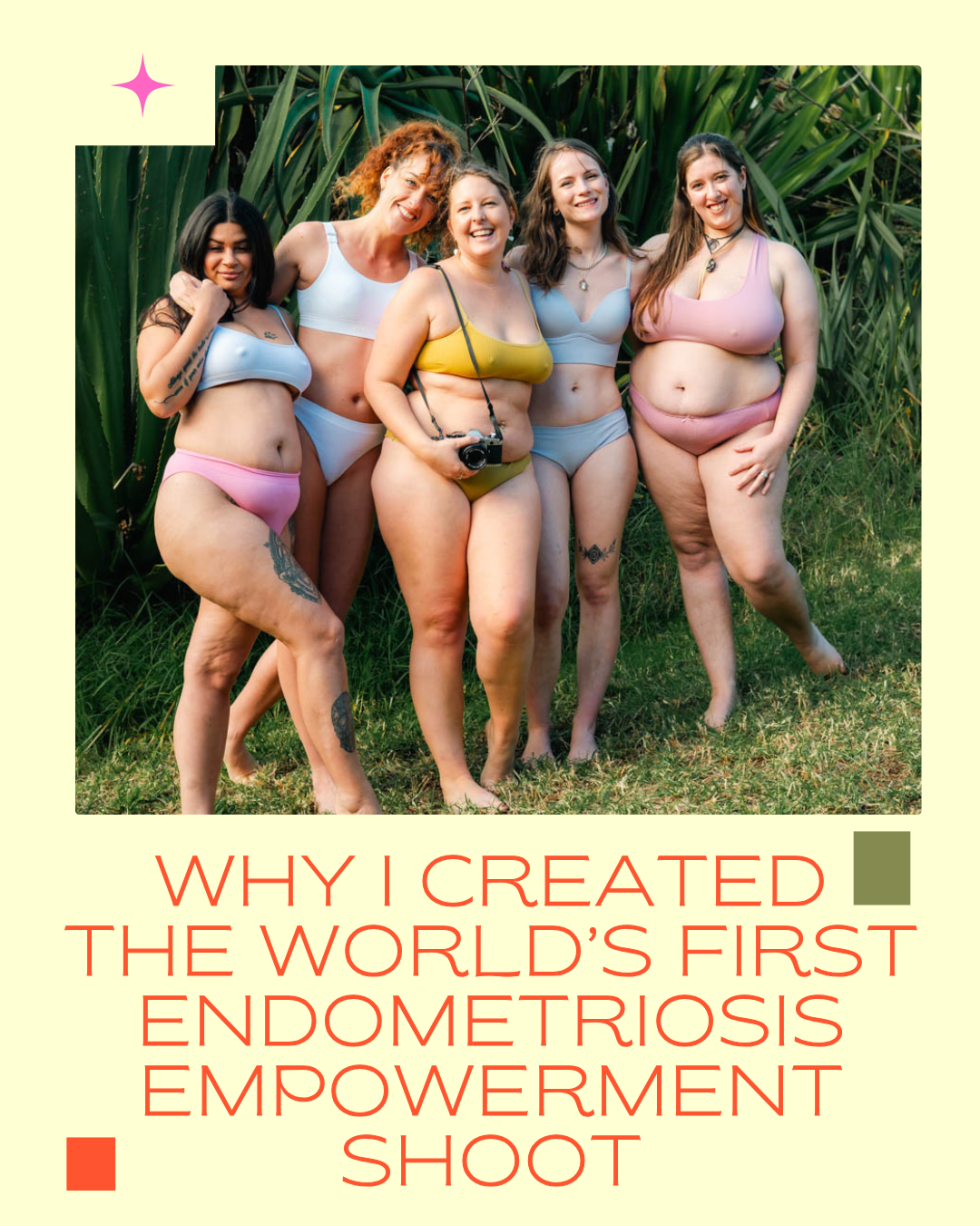Endometriosis awareness empowerment photoshoot celebrating strength and resilience