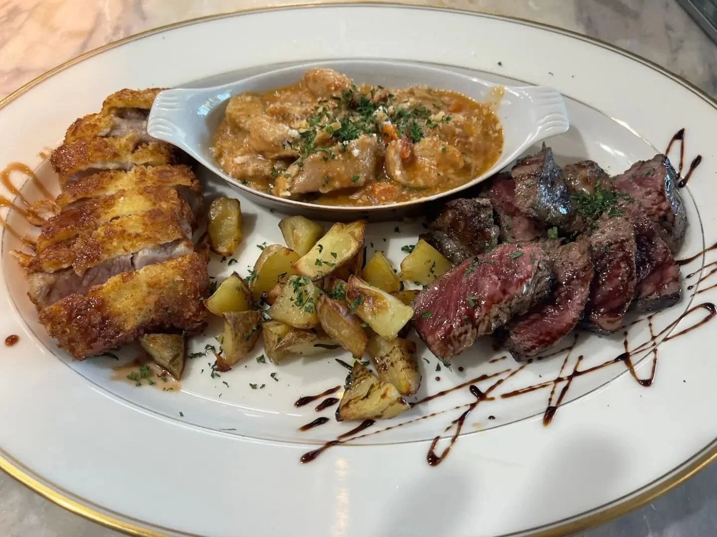 日本語🇯🇵English🇬🇧Italiano🇮🇹
🇯🇵緊急連絡
メインのお魚がなくなったため、GW限定。店内限定で、肉盛り合わせやります。
鳥のカッチャトーラ
岩中豚のコトレッタ
千葉県産せんば牛のグリル。
よろしくお願いします

🇬🇧Whole fishes for main dishes are finished and for the remaining of the Golden Week we prepared a special meat plate: cacci