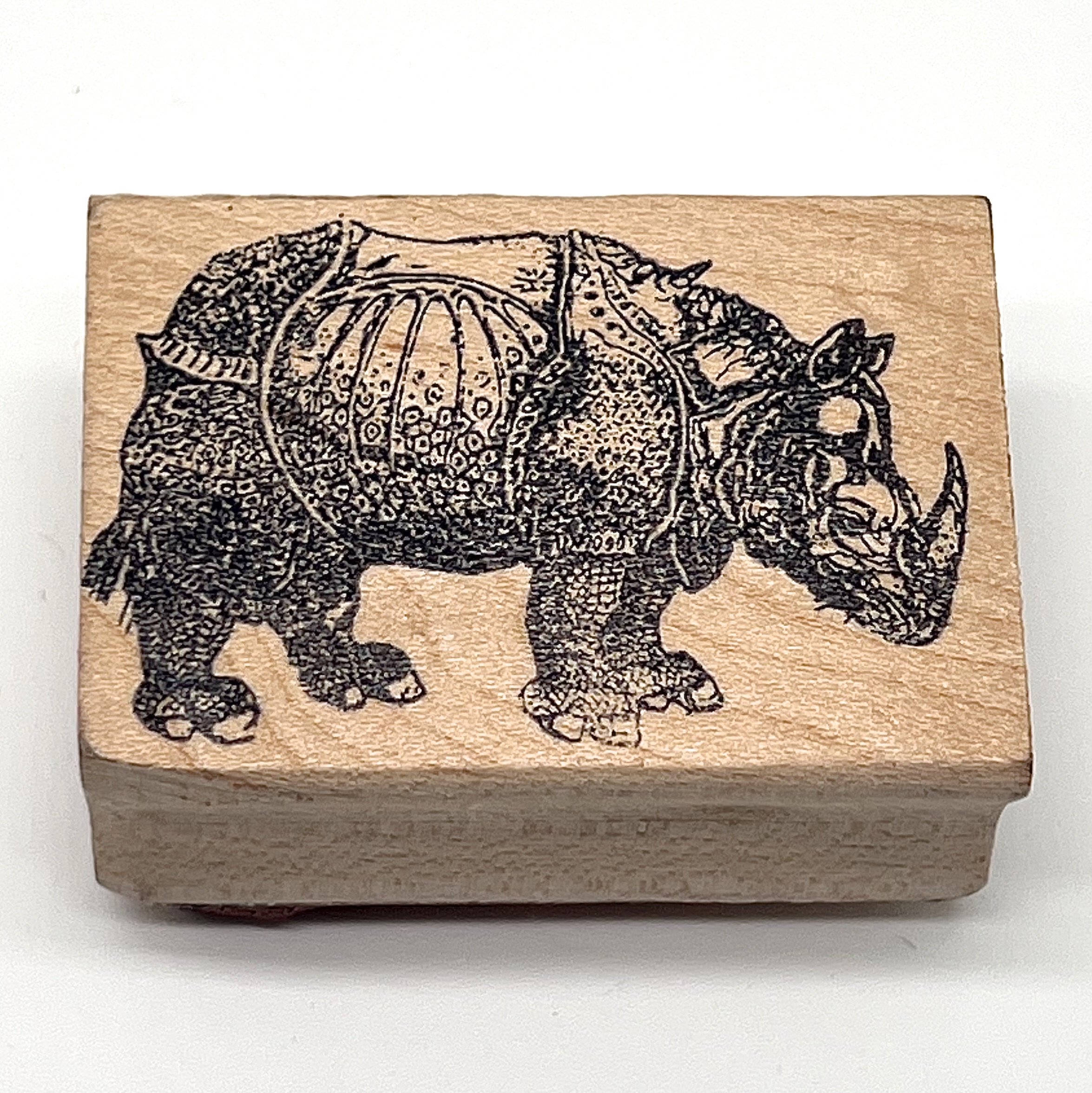 Rhino Rubber Stamp Rhinoceros