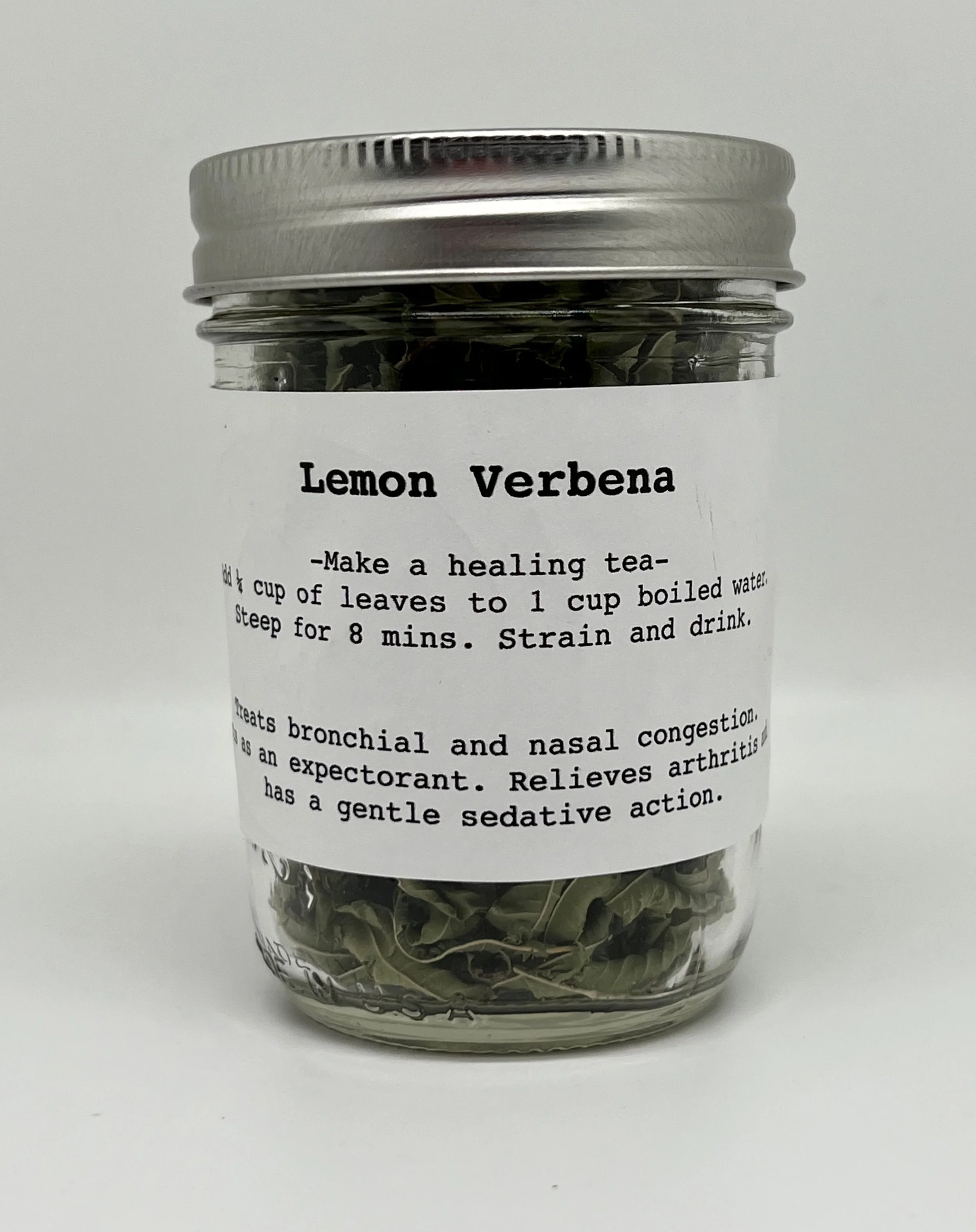 Smaller Jar of Organically Grown Lemon Verbena