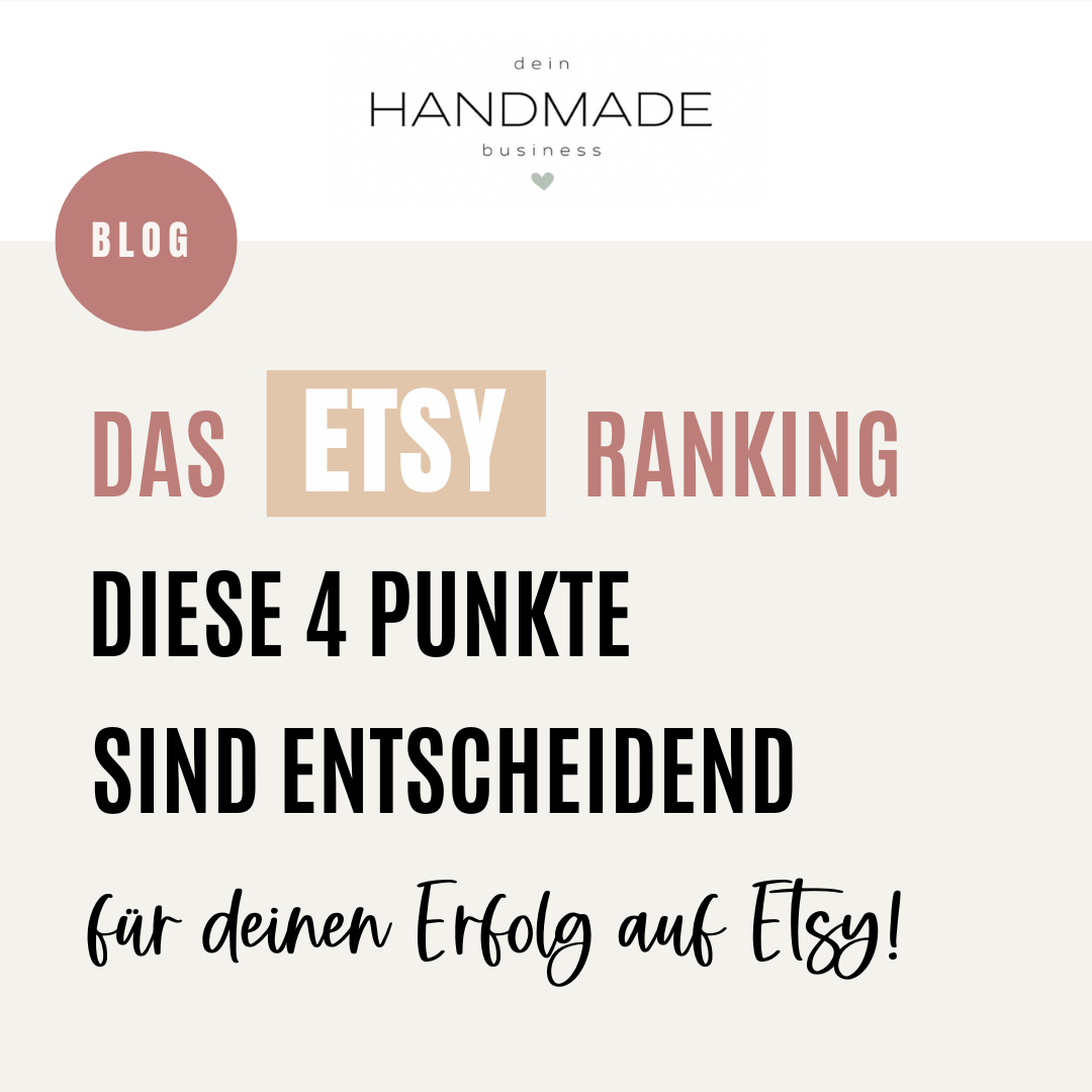 4 Gründe, wieso du im Etsy Ranking abrutschst