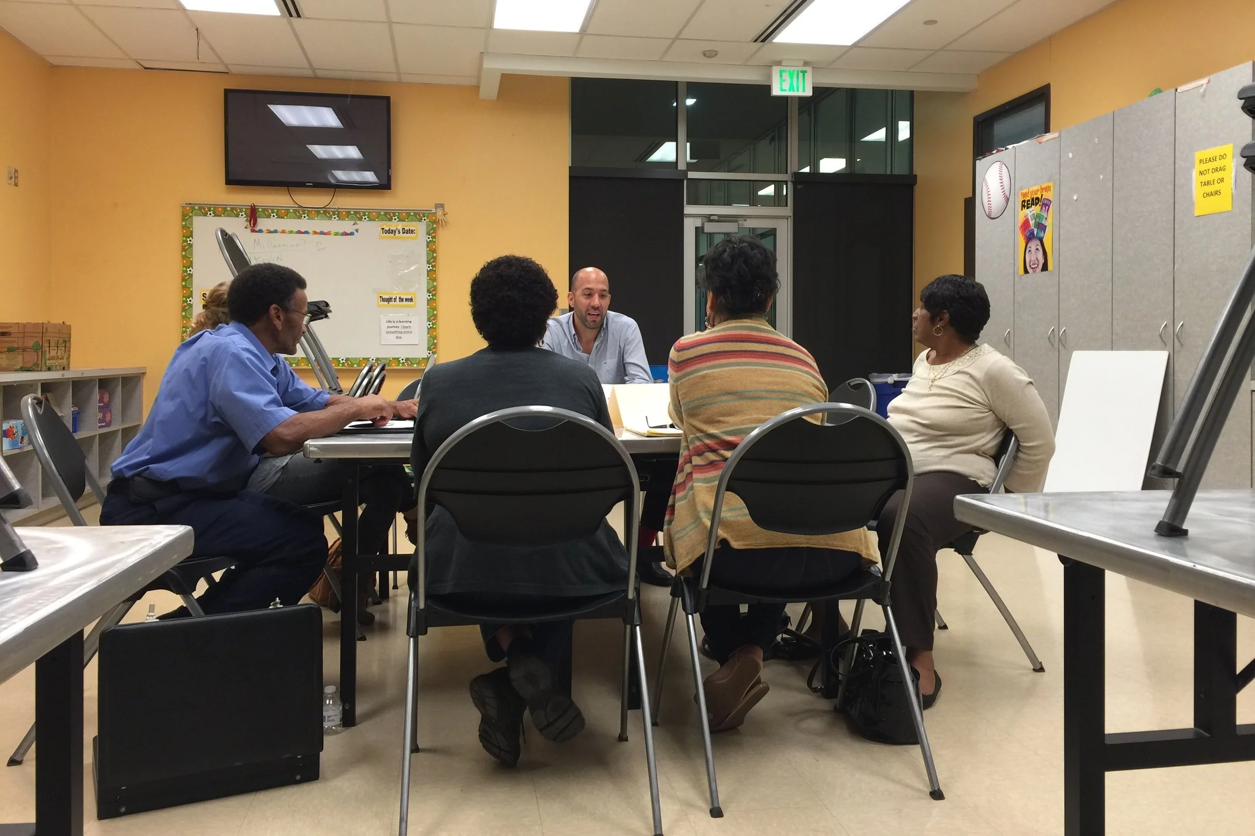Cortez Consulting facilitating a community participate-led roundtable discussion.