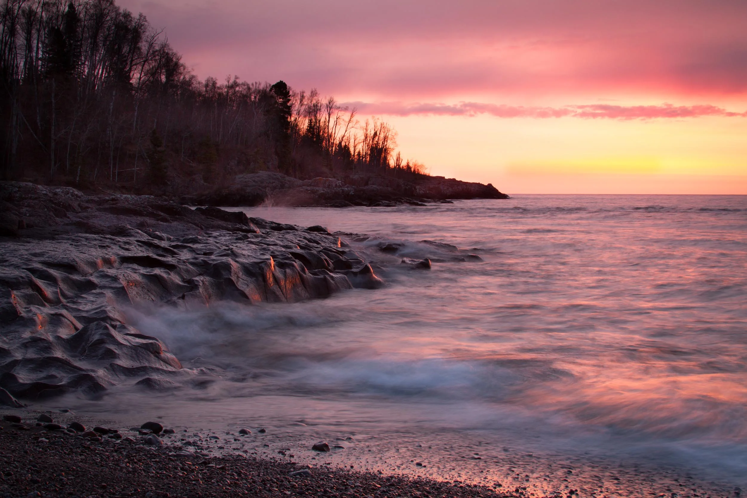 Sunrise at Temperance River, MN 7807