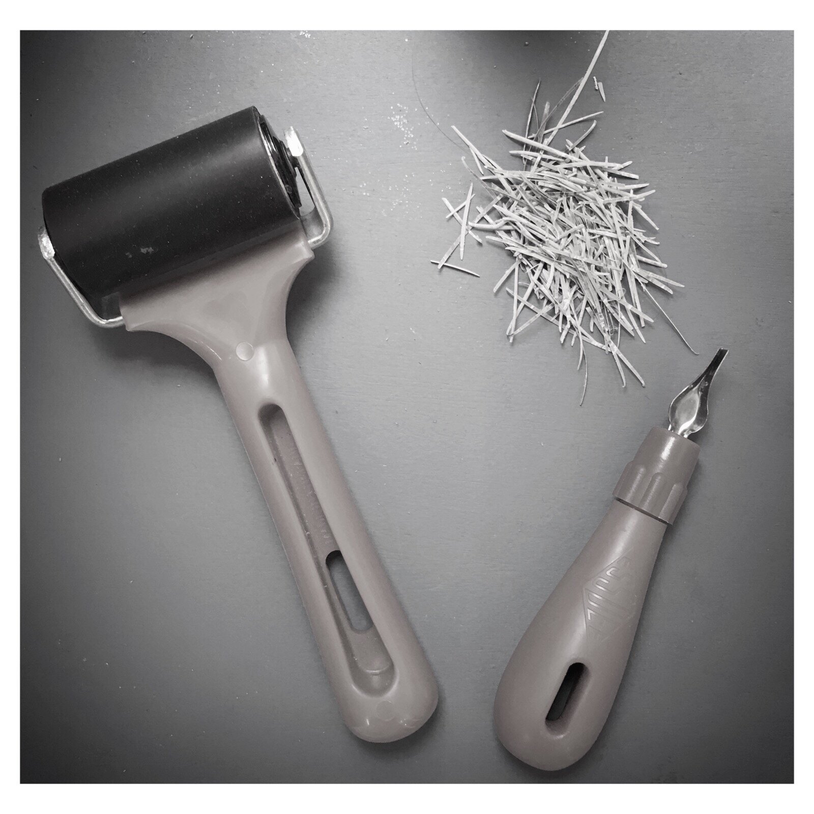 Lino Printing Workshop with Andrew Olly Oliver, Moon &amp; Moor Gallery Devon