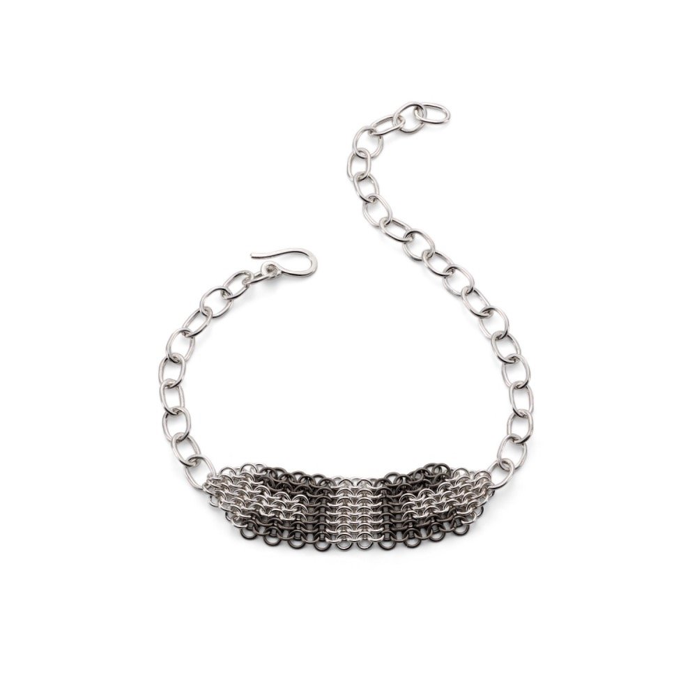 14. Shadow Chainmail Bracelet £290 handmade jewellery by Corrinne Eira Evans low res.jpg