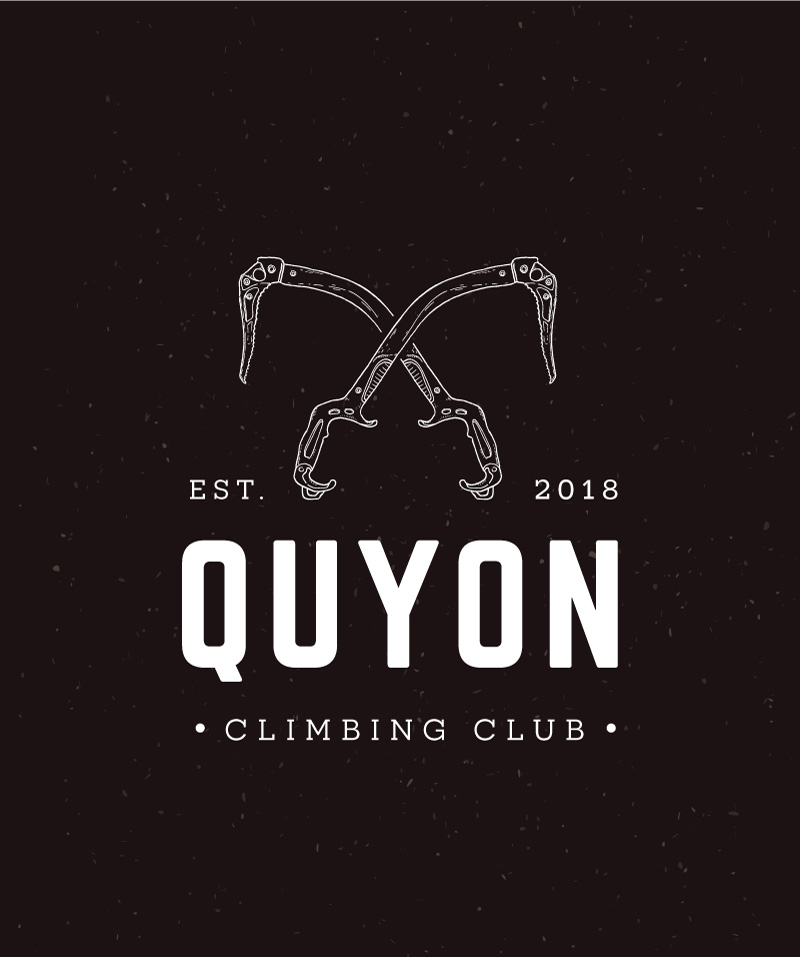 Quyon Climbing Club Logo Design