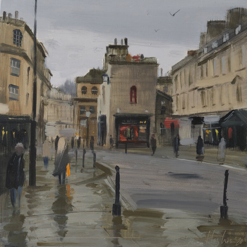 Milsom Street, rain