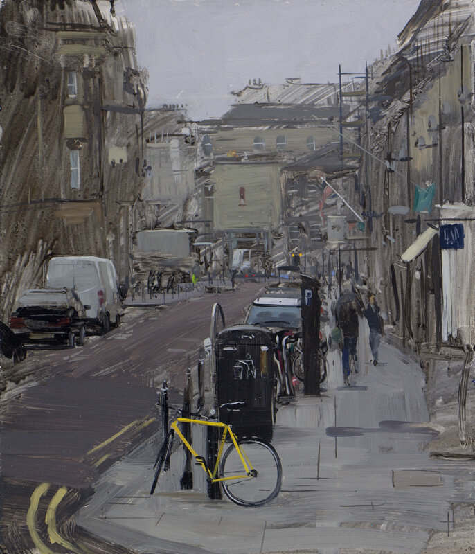 Misty day on Milsom St, Bath, March