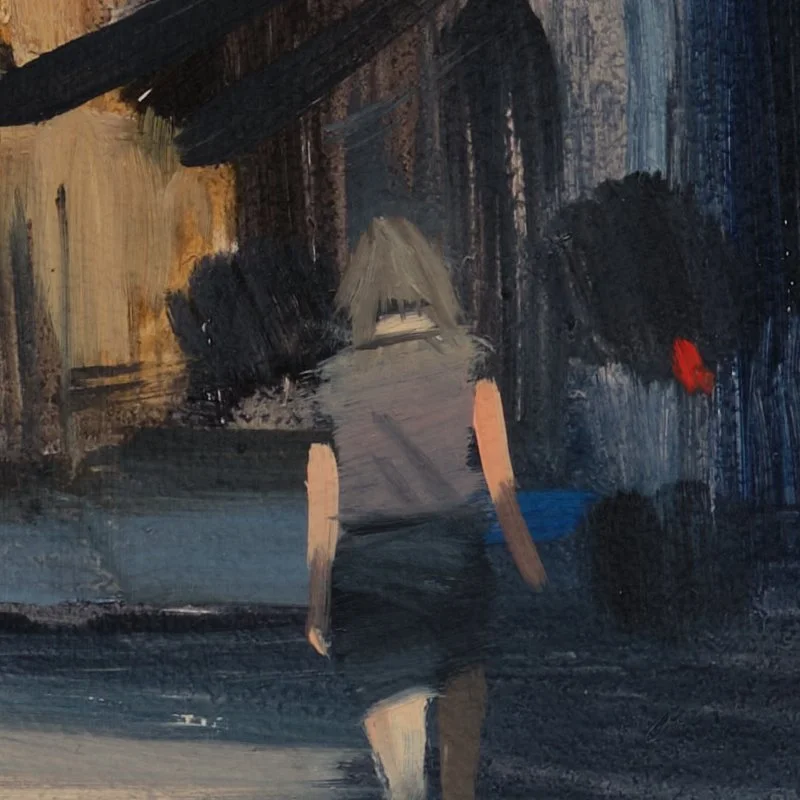 Early morning, Hampstead High St, June - detail.jpg
