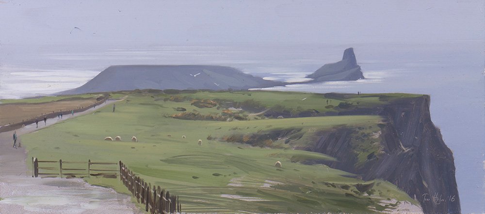 Worm's-Head,-Rhossili--Oil-on-board---18-x-8'-45-x-20-cm.jpg