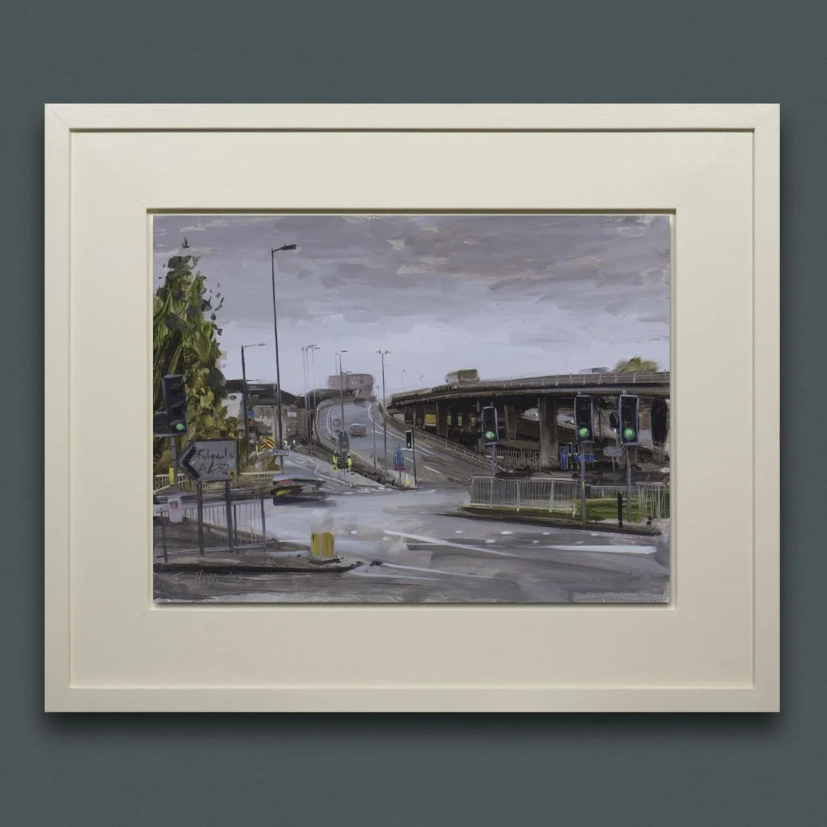 Eastville Roundabout, light rain, October framed.jpg
