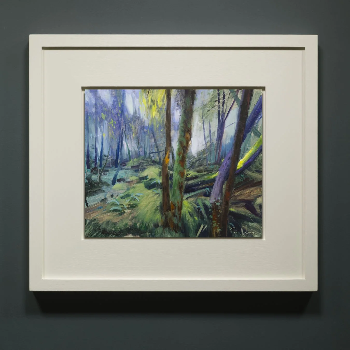 Puzzle wood, orange and purple