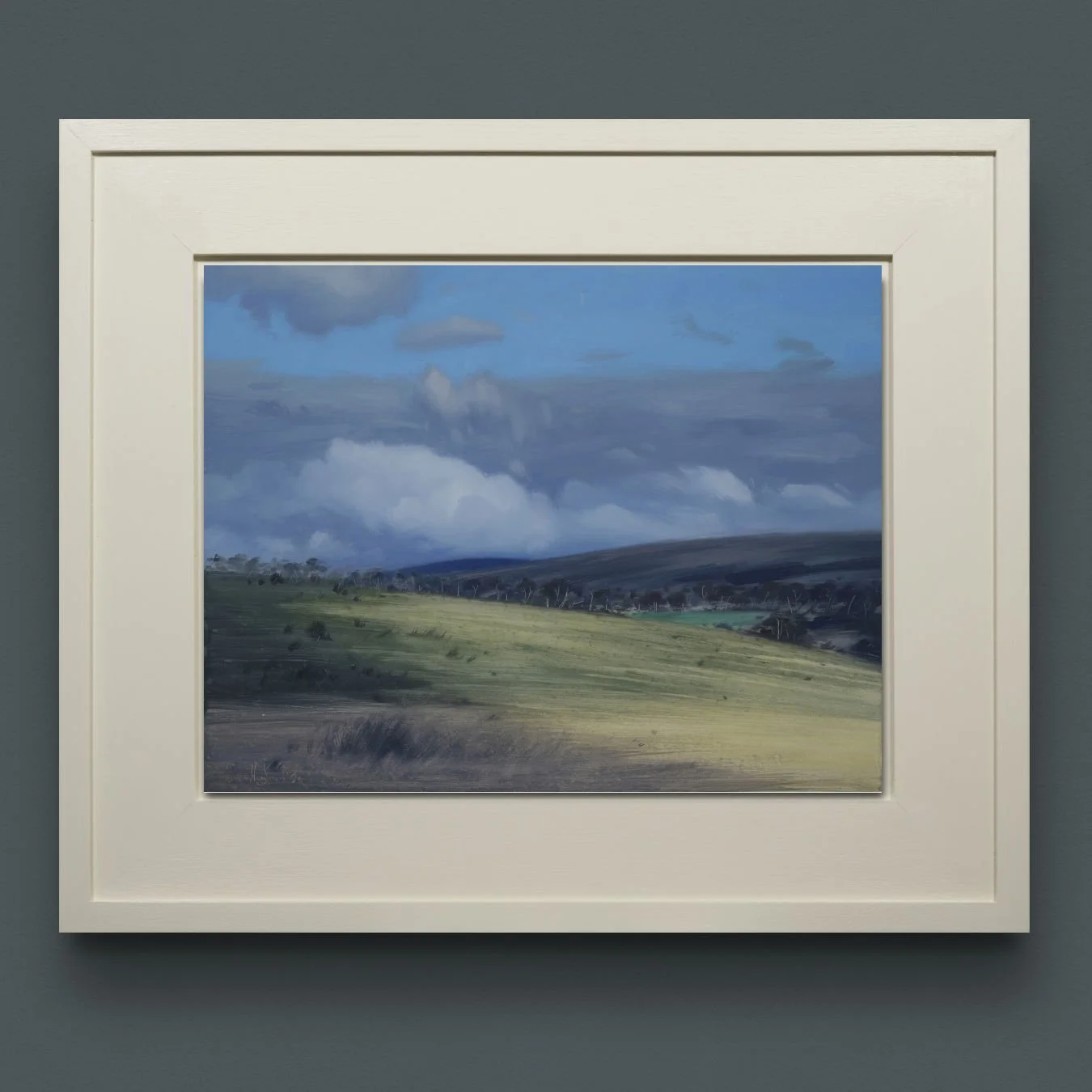 Two hills, storm brewing, Dartmoor