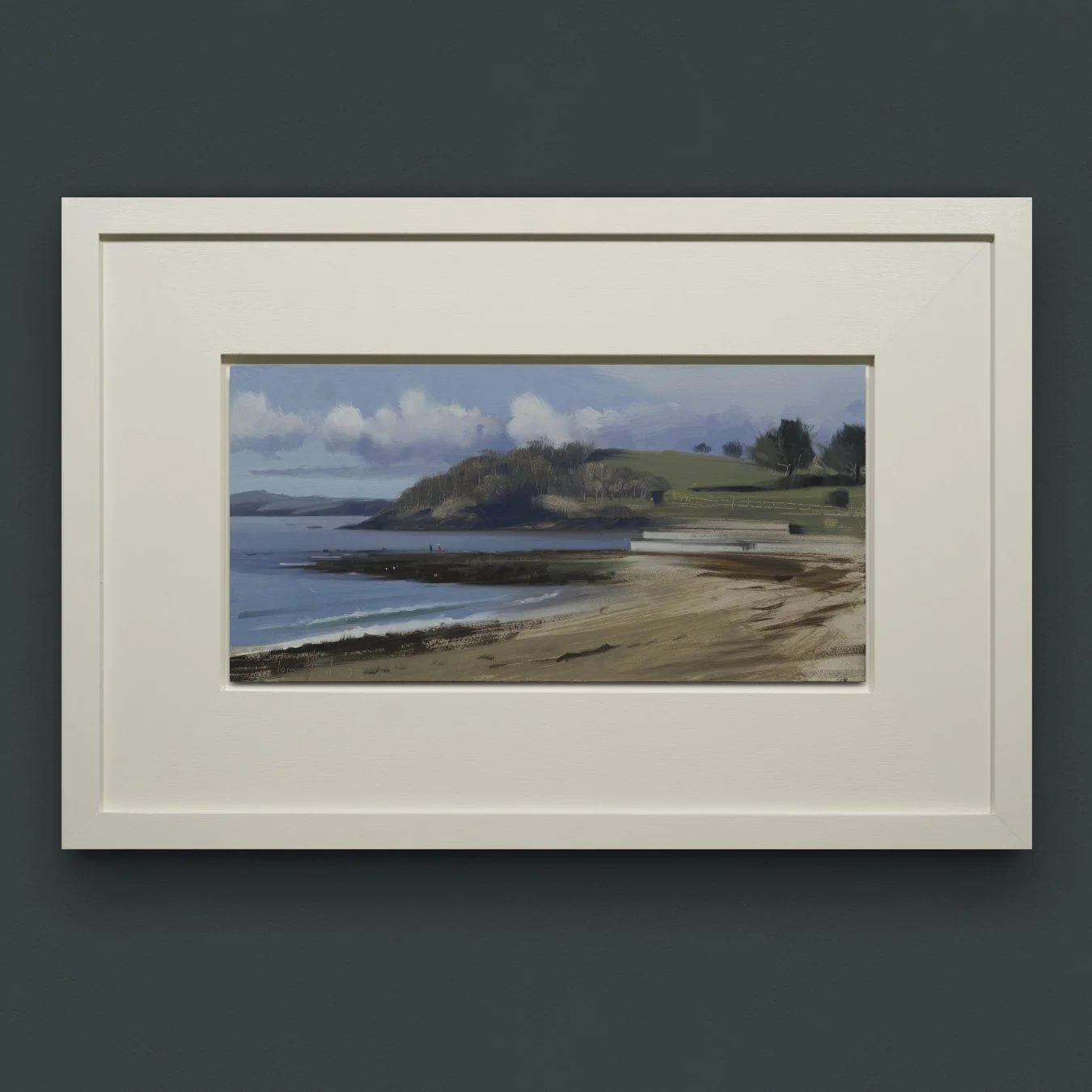 Gyllyngvase Beach, April_framed.jpg