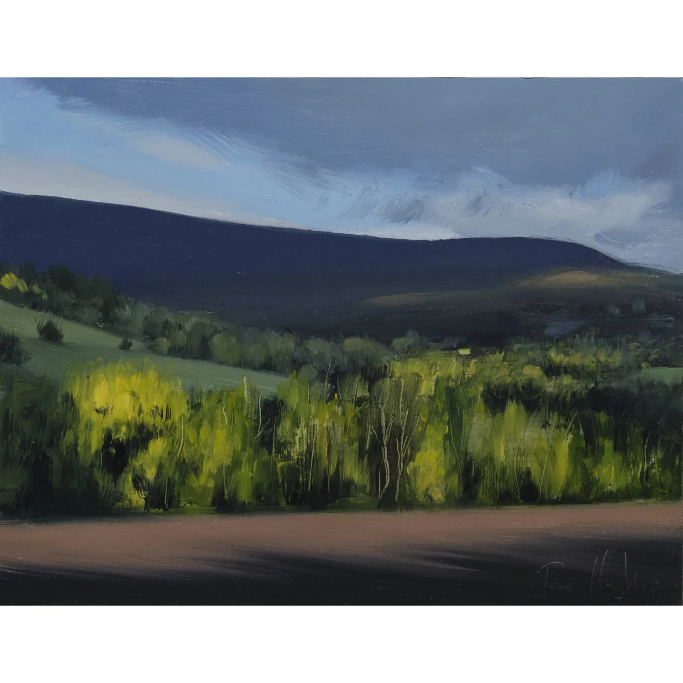 Autumn sun burst, near Bwlch - framed.jpg