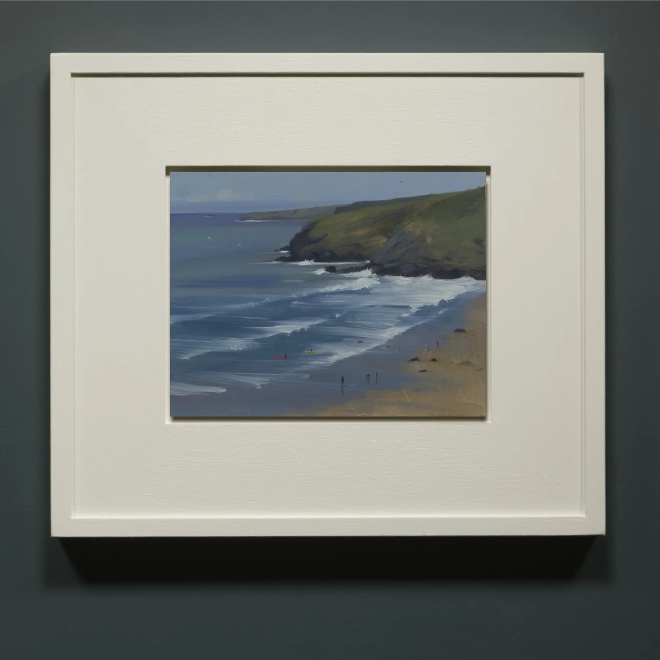 Watergate Bay from Coast Path, April